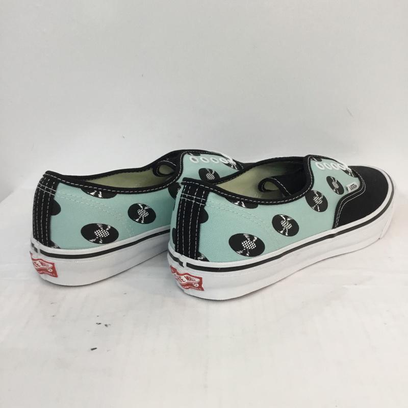 バンズ VANS スニーカー スニーカー VN0A4BV95911 OG AUTHENTIC LX 30cm 箱有 WACKO MARIA 30.0cm プリント 黒 / ブラック / X 水色 / ライトブルー / メンズ USED 古着 中古 10052966