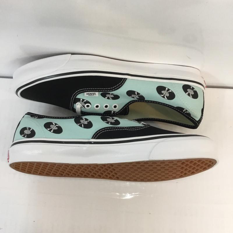 バンズ VANS スニーカー スニーカー VN0A4BV95911 OG AUTHENTIC LX 30cm 箱有 WACKO MARIA 30.0cm プリント 黒 / ブラック / X 水色 / ライトブルー / メンズ USED 古着 中古 10052966