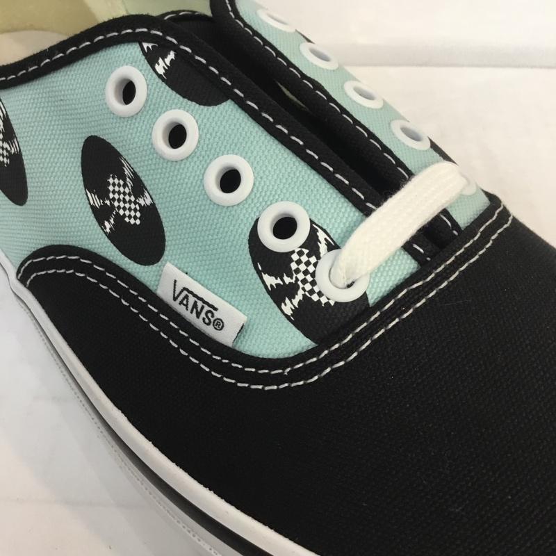 バンズ VANS スニーカー スニーカー VN0A4BV95911 OG AUTHENTIC LX 30cm 箱有 WACKO MARIA 30.0cm プリント 黒 / ブラック / X 水色 / ライトブルー / メンズ USED 古着 中古 10052966