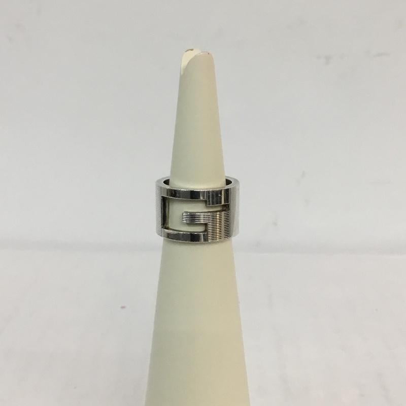 グッチ GUCCI アクセサリー 指輪 ブランデッドG ワイドリング ロゴ、文字 銀 / シルバー / レディース USED 古着 中古 10053146