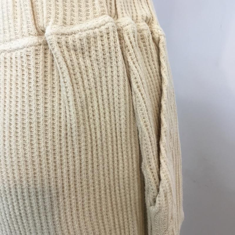 カーキ kha:ki パンツ サルエルパンツ MIL 19HPT92 コットンワッフル スリットパンツ 1 無地 アイボリー / アイボリー / レディース USED 古着 中古 10053179