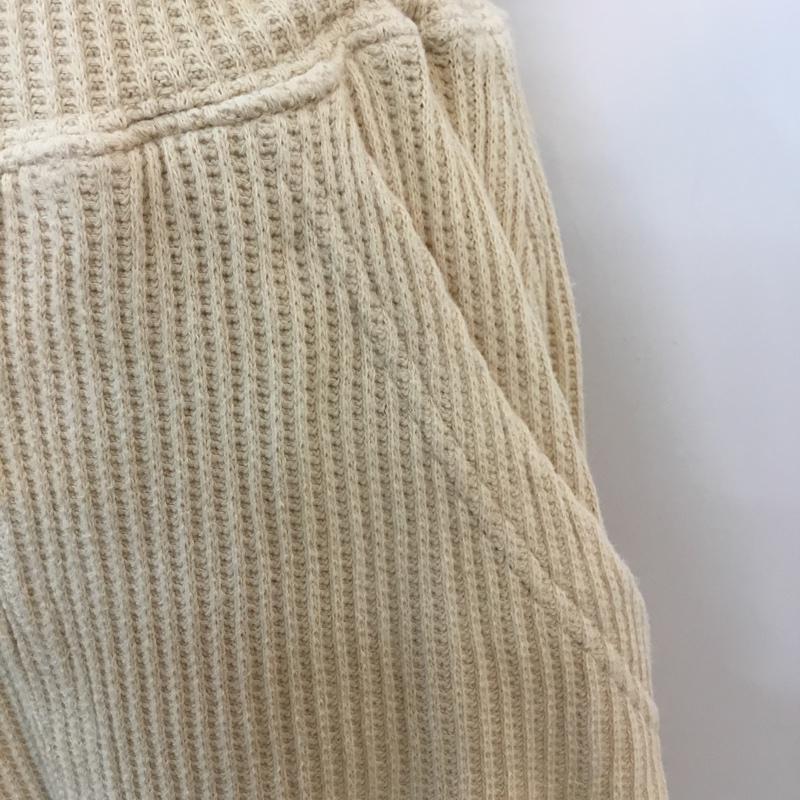 カーキ kha:ki パンツ サルエルパンツ MIL 19HPT92 コットンワッフル スリットパンツ 1 無地 アイボリー / アイボリー / レディース USED 古着 中古 10053179