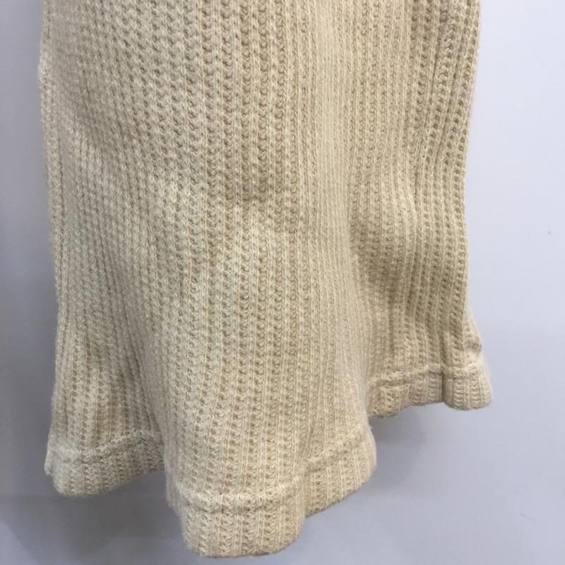 カーキ kha:ki パンツ サルエルパンツ MIL 19HPT92 コットンワッフル スリットパンツ 1 無地 アイボリー / アイボリー / レディース USED 古着 中古 10053179