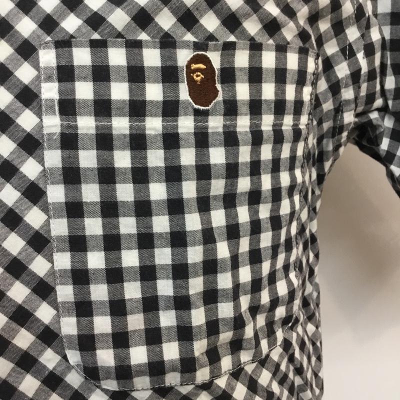 アベイシングエイプ A BATHING APE シャツ、ブラウス 半袖 S チェック マルチカラー / マルチカラー / メンズ USED 古着 中古 10053258