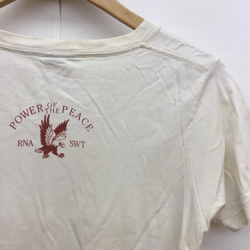 アールエヌエースウェット RNA SWEAT Tシャツ 半袖 EAGLE TEE M プリント アイボリー / アイボリー / レディース USED 古着 中古 10053397
