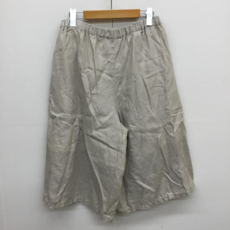 スタディオクリップ studio CLIP ボトムス ボトムス ラップスカート風パンツ ベージュ / ベージュ / レディース USED 古着 中古 10053411