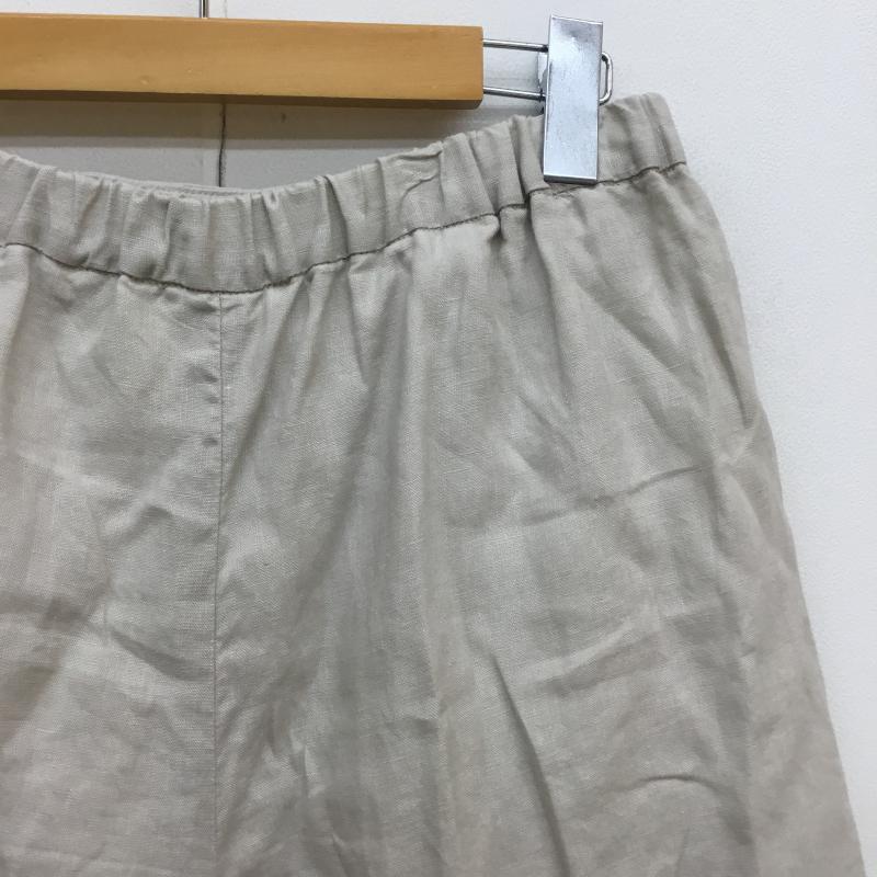 スタディオクリップ studio CLIP ボトムス ボトムス ラップスカート風パンツ ベージュ / ベージュ / レディース USED 古着 中古 10053411