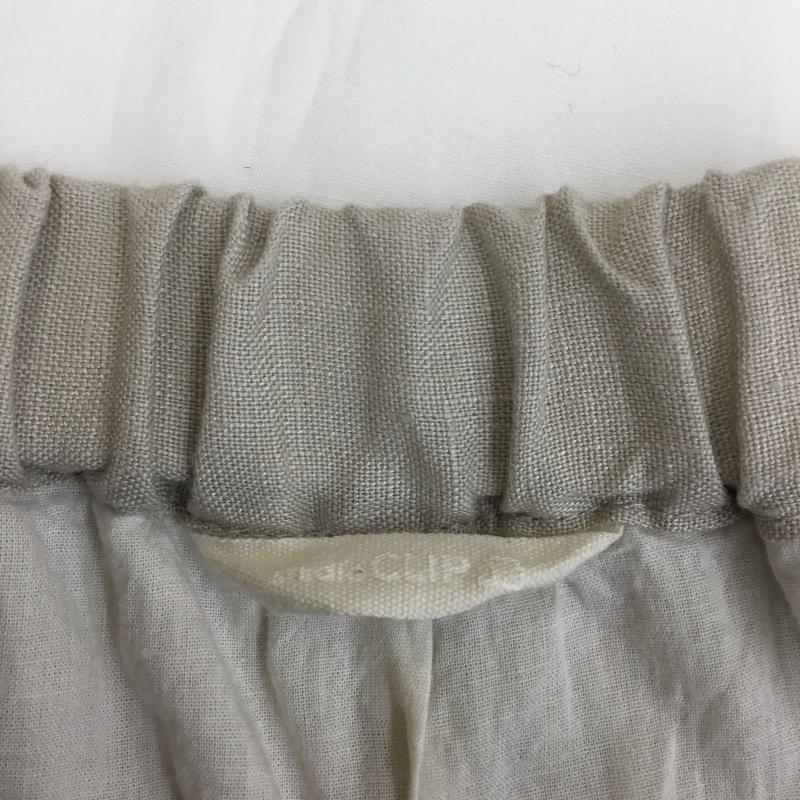 スタディオクリップ studio CLIP ボトムス ボトムス ラップスカート風パンツ ベージュ / ベージュ / レディース USED 古着 中古 10053411