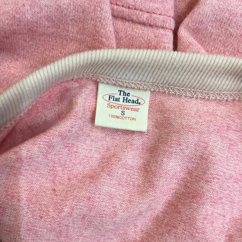 フラットヘッド The Flat Head Tシャツ 半袖 クルーネック バックプリント S ロゴ、文字 桃 / ピンク / メンズ USED 古着 中古 10053475