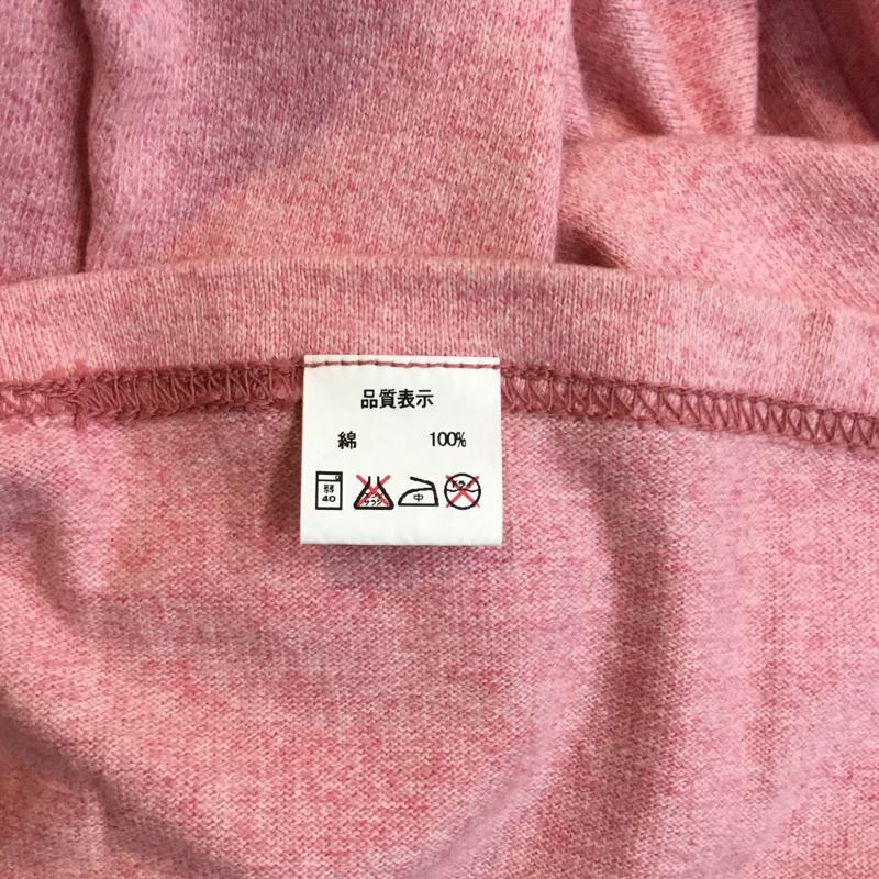 フラットヘッド The Flat Head Tシャツ 半袖 クルーネック バックプリント S ロゴ、文字 桃 / ピンク / メンズ USED 古着 中古 10053475