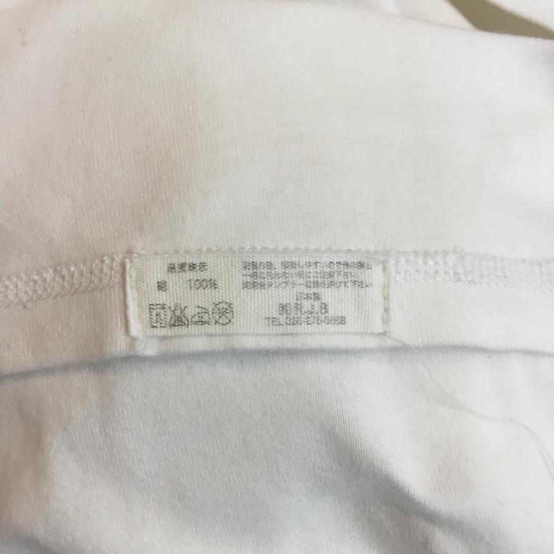 R.J.Blues R.J.Blues カットソー 半袖 ヘンリーネック 36 プリント 白 / ホワイト / メンズ USED 古着 中古 10053479