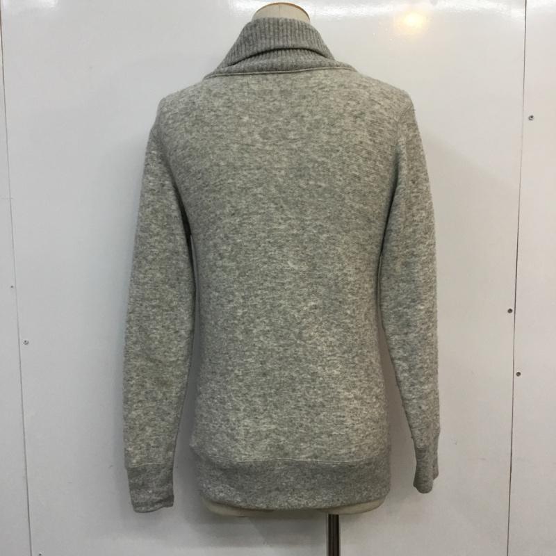 ジュンハシモト junhashimoto トレーナー 長袖 TSH1018 WOJ01 ショールカラースウェット ウール 2 無地 灰 / グレー / メンズ USED 古着 中古 10053494