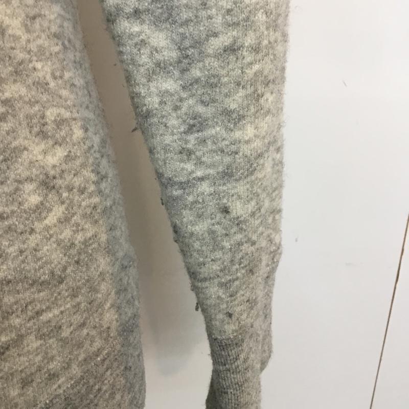 ジュンハシモト junhashimoto トレーナー 長袖 TSH1018 WOJ01 ショールカラースウェット ウール 2 無地 灰 / グレー / メンズ USED 古着 中古 10053494