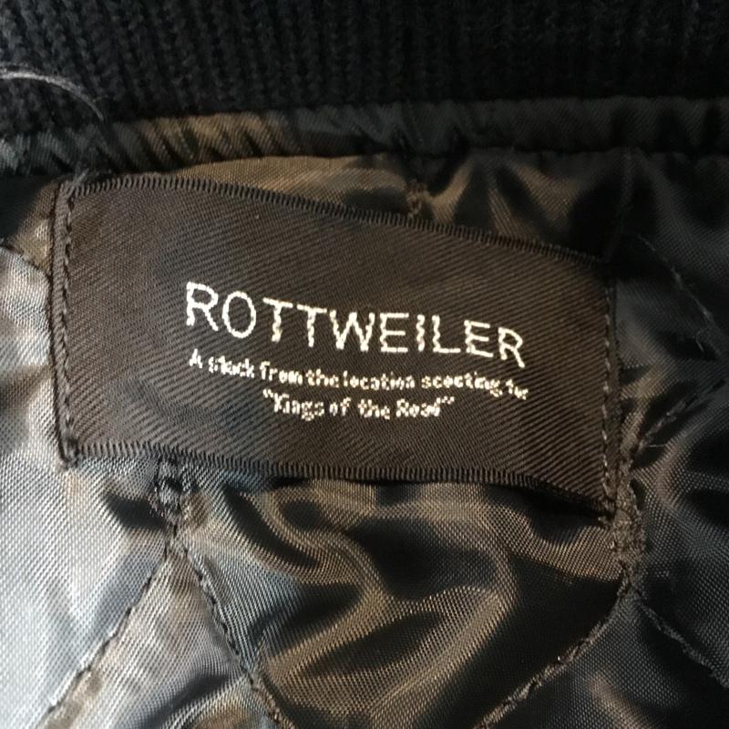 ロットワイラー ROTTWEILER ベスト ベスト RW112-016 ウール M ストライプ 黒 / ブラック / メンズ USED 古着 中古 10053496