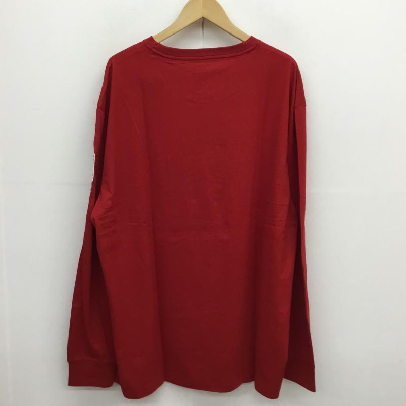 ポロラルフローレン POLO RALPH LAUREN Tシャツ 長袖 LOGO刺繍ロングスリーブ XL 刺繍 赤 / レッド / メンズ USED 古着 中古 10053547