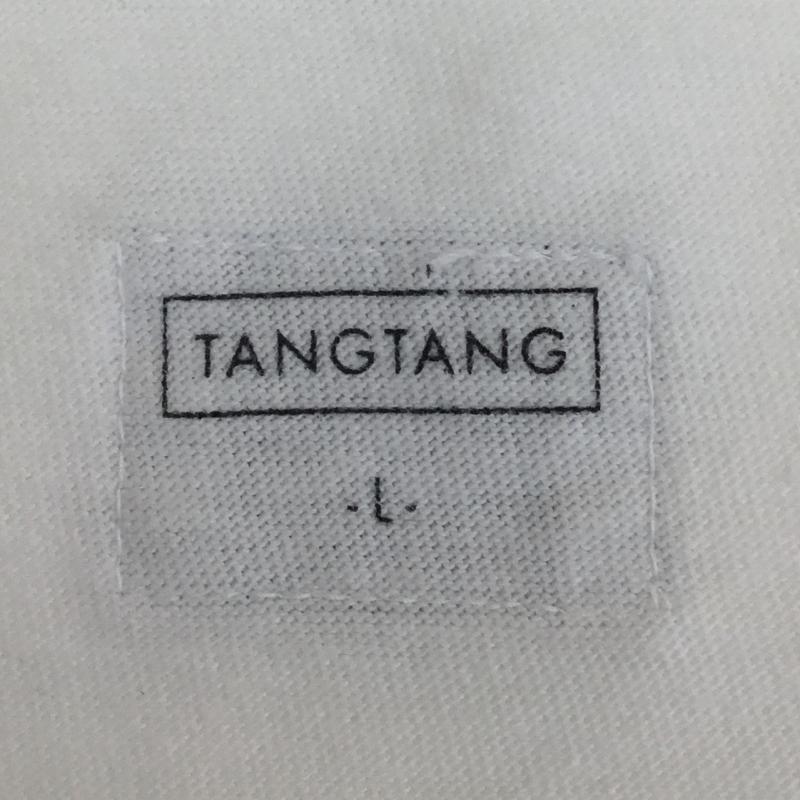 タンタン TANG TANG Tシャツ 半袖 HOPE TEE L ロゴ、文字 白 / ホワイト / メンズ USED 古着 中古 10053548
