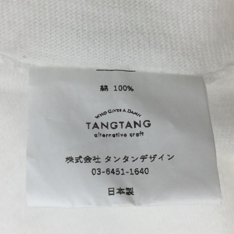 タンタン TANG TANG Tシャツ 半袖 HOPE TEE L ロゴ、文字 白 / ホワイト / メンズ USED 古着 中古 10053548