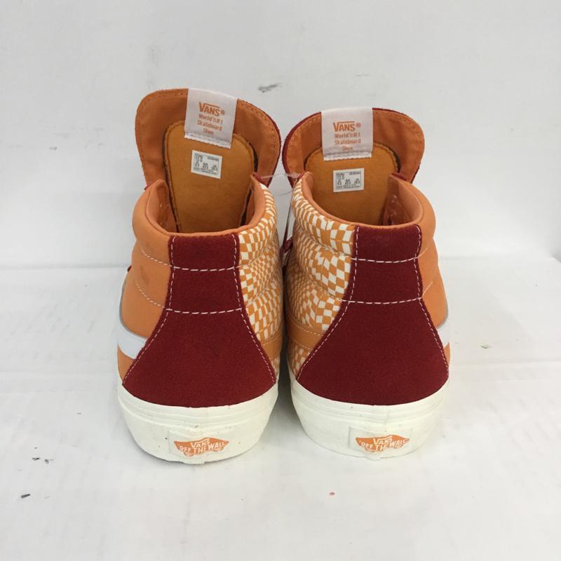 バンズ VANS スニーカー スニーカー VN0A391FTEV 28cm 箱有 SK8-Mid Reissue 28.0cm 無地 赤 / レッド / X 橙 / オレンジ / X 白 / ホワイト / メンズ USED 古着 中古 10053582