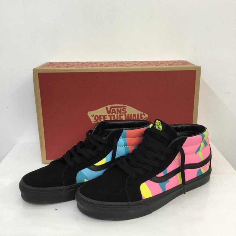 バンズ VANS スニーカー スニーカー VN0A3MV8ULX SK8-MID REISSUE スケートミッド リイシュー 28cm 箱有 28.0cm 無地 黒 / ブラック / X 桃 / ピンク / X 黄緑 / イエローグリーン / X 水色 / ライトブルー / X 赤 / レッド / X 黄 / イエロー / メンズ USED 古着 中古 10053583