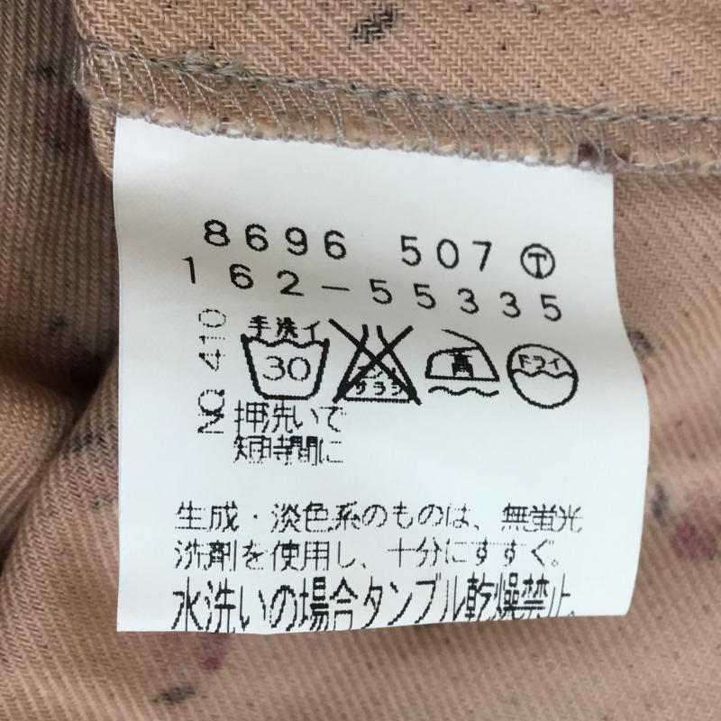 オゾック OZOC ワンピース ひざ丈スカート 38 総柄 桃 / ピンク / レディース USED 古着 中古 10053635