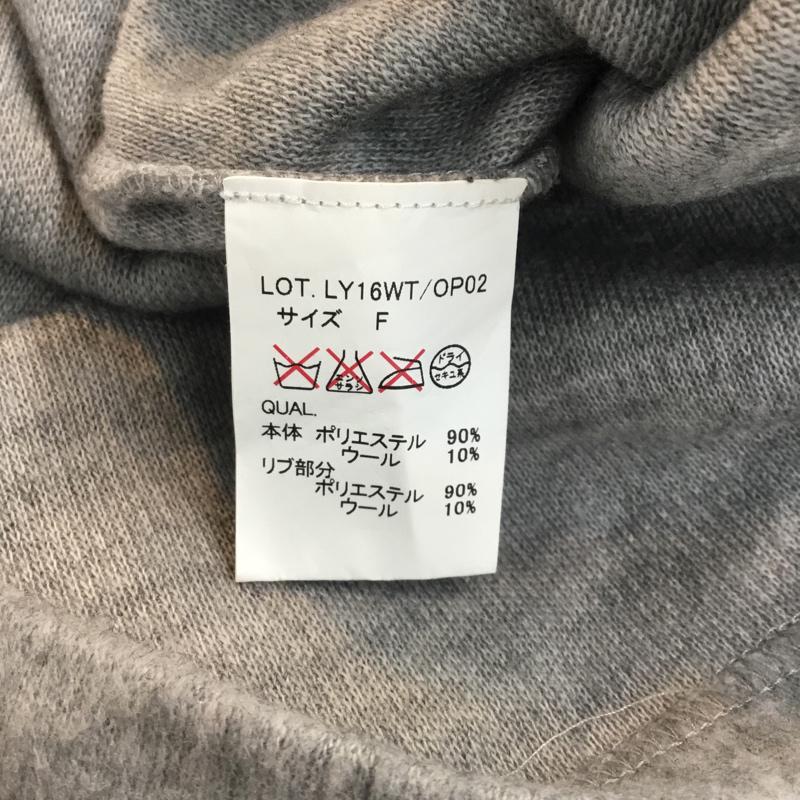 レイミー LAYMEE ワンピース ひざ丈スカート LY16WT OP02 ラグランスリーブ FREE 無地 灰 / グレー / レディース USED 古着 中古 10053718