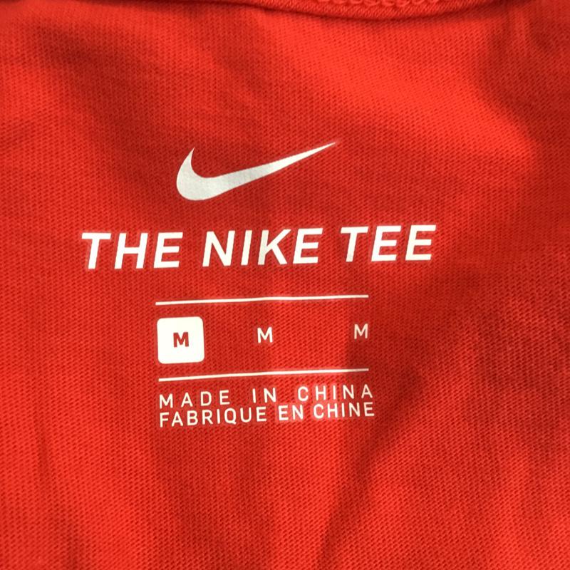 ナイキ NIKE Tシャツ 半袖 BV7679-657 M ロゴ、文字 赤 / レッド / メンズ USED 古着 中古 10053795