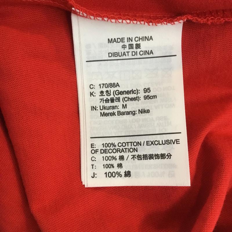 ナイキ NIKE Tシャツ 半袖 BV7679-657 M ロゴ、文字 赤 / レッド / メンズ USED 古着 中古 10053795
