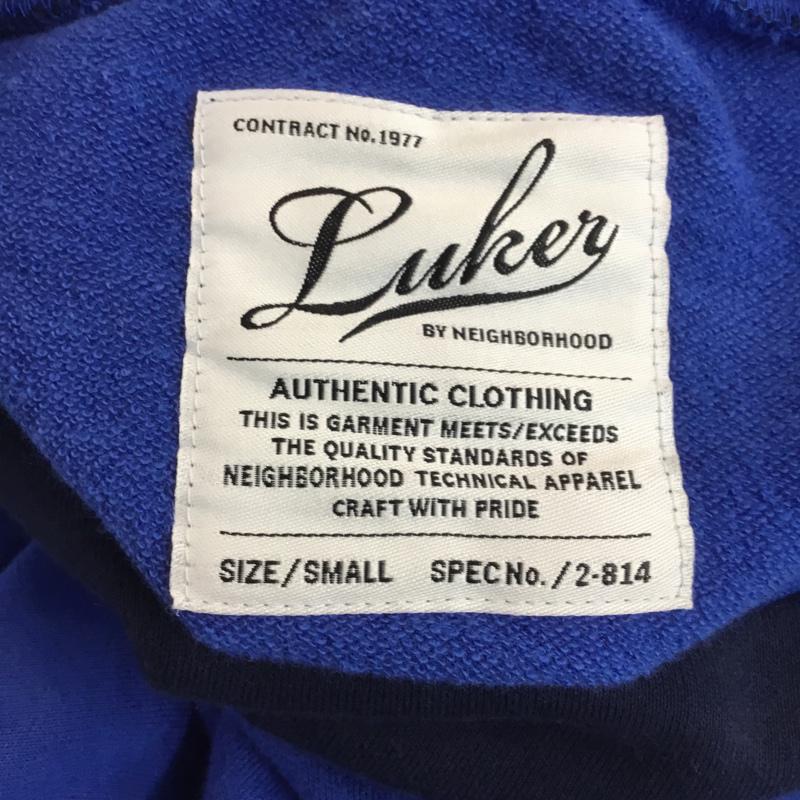 ルーカー バイ ネイバーフッド LUKER BY NEIGHBORHOOD トレーナー 長袖 2トーン プルオーバー S 無地 青 / ブルー / X 紺 / ネイビー / メンズ USED 古着 中古 10053825