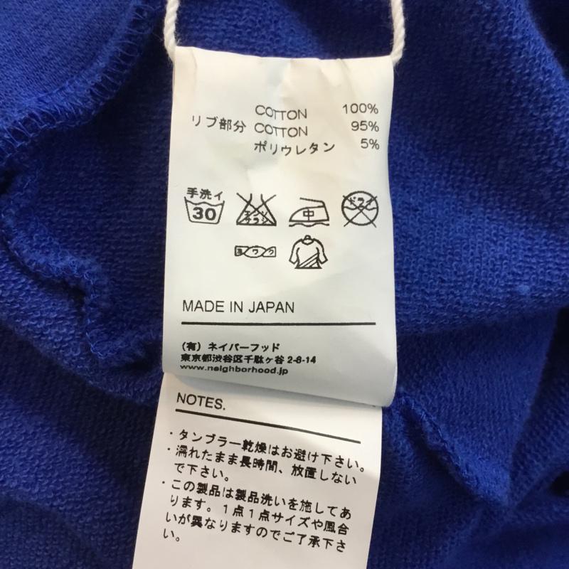 ルーカー バイ ネイバーフッド LUKER BY NEIGHBORHOOD トレーナー 長袖 2トーン プルオーバー S 無地 青 / ブルー / X 紺 / ネイビー / メンズ USED 古着 中古 10053825