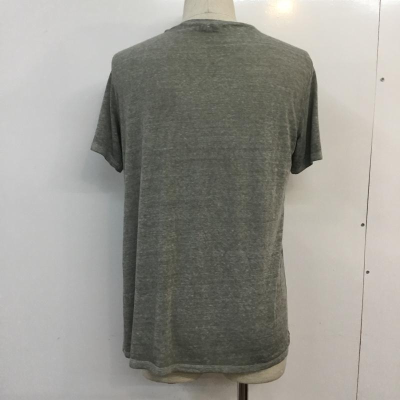 アバクロンビーアンドフィッチ ABERCROMBIE&FITCH Tシャツ 半袖 イラスト XS プリント 灰 / グレー / メンズ USED 古着 中古 10053863