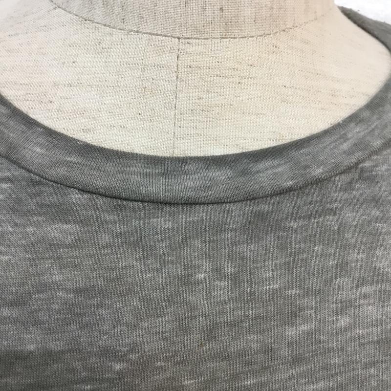 アバクロンビーアンドフィッチ ABERCROMBIE&FITCH Tシャツ 半袖 イラスト XS プリント 灰 / グレー / メンズ USED 古着 中古 10053863