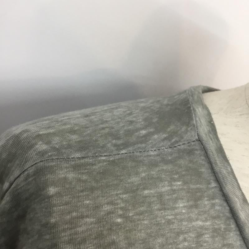 アバクロンビーアンドフィッチ ABERCROMBIE&FITCH Tシャツ 半袖 イラスト XS プリント 灰 / グレー / メンズ USED 古着 中古 10053863