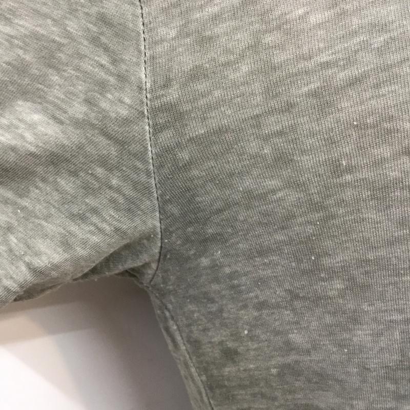 アバクロンビーアンドフィッチ ABERCROMBIE&FITCH Tシャツ 半袖 イラスト XS プリント 灰 / グレー / メンズ USED 古着 中古 10053863