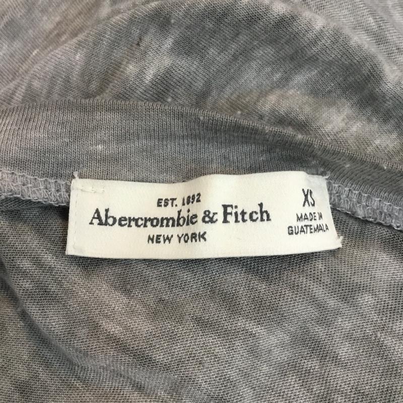 アバクロンビーアンドフィッチ ABERCROMBIE&FITCH Tシャツ 半袖 イラスト XS プリント 灰 / グレー / メンズ USED 古着 中古 10053863