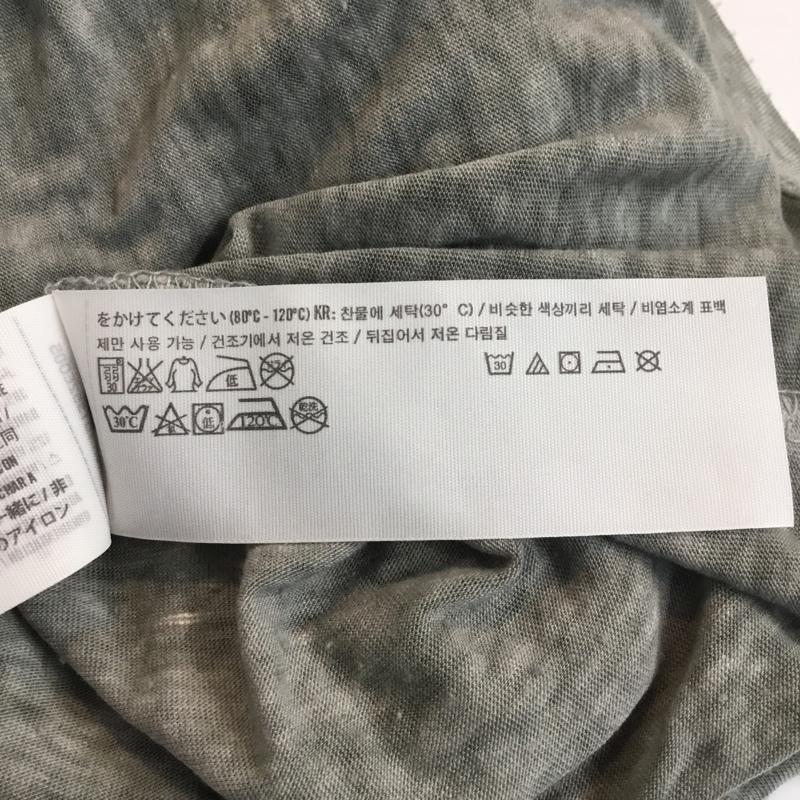 アバクロンビーアンドフィッチ ABERCROMBIE&FITCH Tシャツ 半袖 イラスト XS プリント 灰 / グレー / メンズ USED 古着 中古 10053863