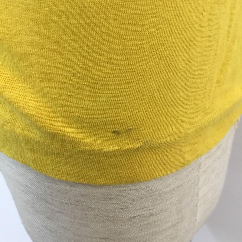 ウエアハウス WAREHOUSE Tシャツ 半袖 BODIES 36 ロゴ、文字 黄 / イエロー / メンズ USED 古着 中古 10053864