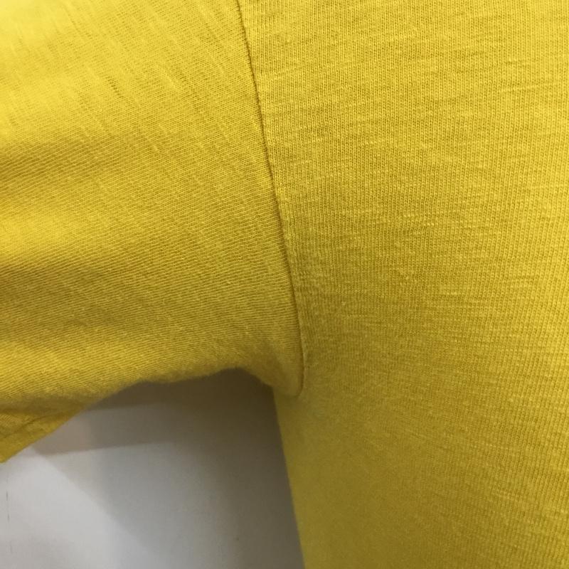 ウエアハウス WAREHOUSE Tシャツ 半袖 BODIES 36 ロゴ、文字 黄 / イエロー / メンズ USED 古着 中古 10053864
