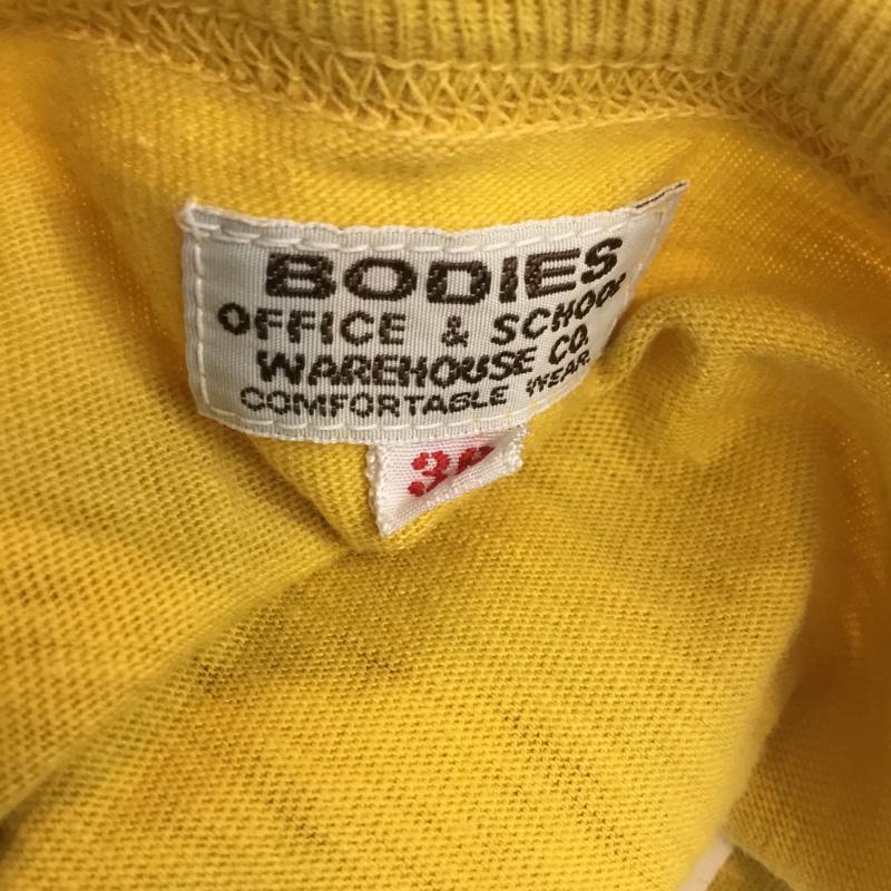 ウエアハウス WAREHOUSE Tシャツ 半袖 BODIES 36 ロゴ、文字 黄 / イエロー / メンズ USED 古着 中古 10053864