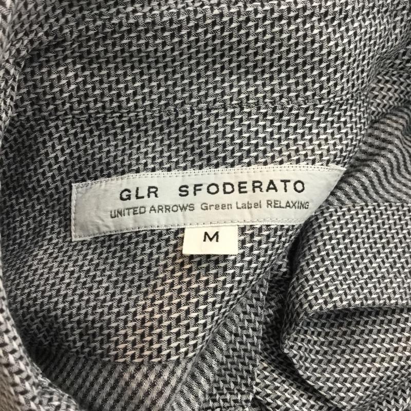 グリーンレーベルリラクシング green label relaxing シャツ、ブラウス 長袖 GLR SFODERATO M 白 / ホワイト / X 紺 / ネイビー / メンズ USED 古着 中古 10053911