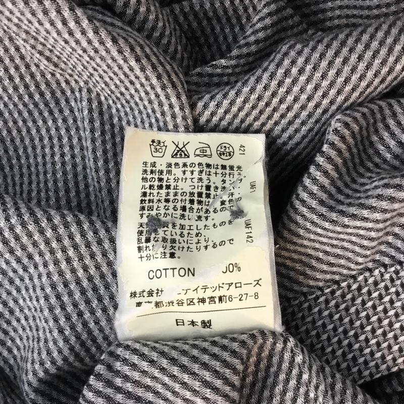 グリーンレーベルリラクシング green label relaxing シャツ、ブラウス 長袖 GLR SFODERATO M 白 / ホワイト / X 紺 / ネイビー / メンズ USED 古着 中古 10053911