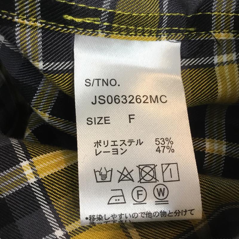 ジーナシス JEANASIS シャツ、ブラウス 長袖 FREE チェック マルチカラー / マルチカラー / レディース USED 古着 中古 10053925