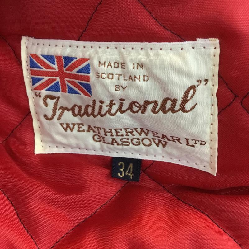 トラディショナルウェザーウェア Traditional Weatherwear ジャケット、上着 ジャンパー、ブルゾン キルティングジャケット 34 無地 赤 / レッド / レディース USED 古着 中古 10053928