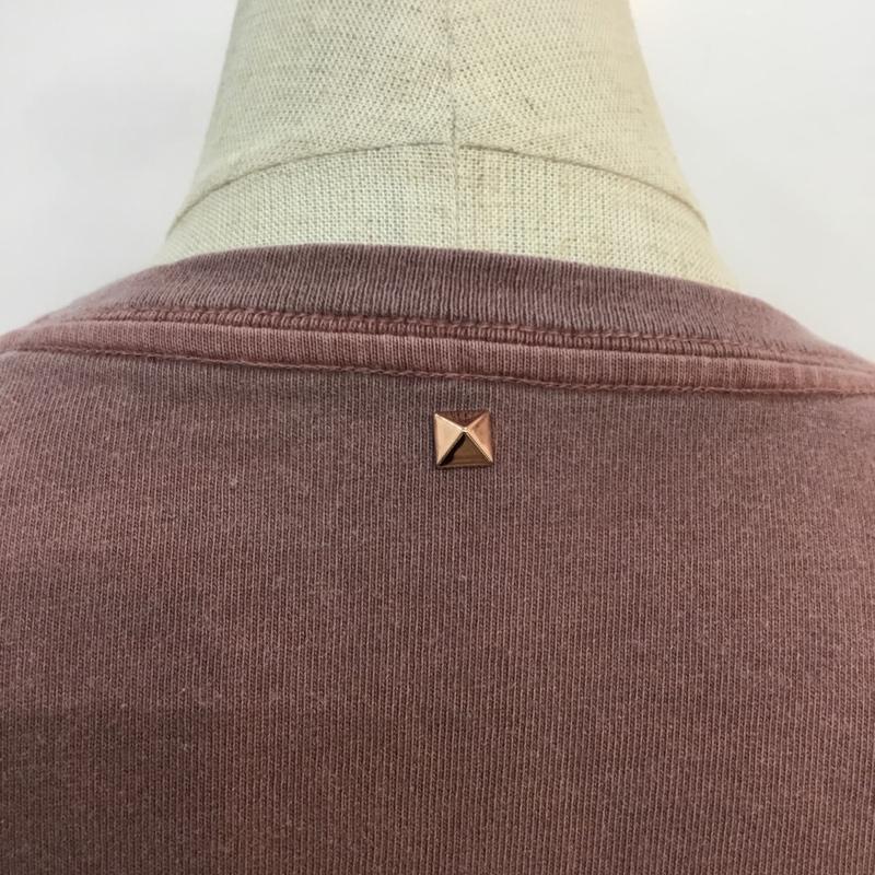 エイミーイストワール eimy istoire Tシャツ 半袖 FREE 無地 X ロゴ、文字 桃 / ピンク / レディース USED 古着 中古 10053943