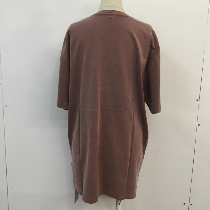 エイミーイストワール eimy istoire Tシャツ 半袖 FREE 無地 X ロゴ、文字 桃 / ピンク / レディース USED 古着 中古 10053944
