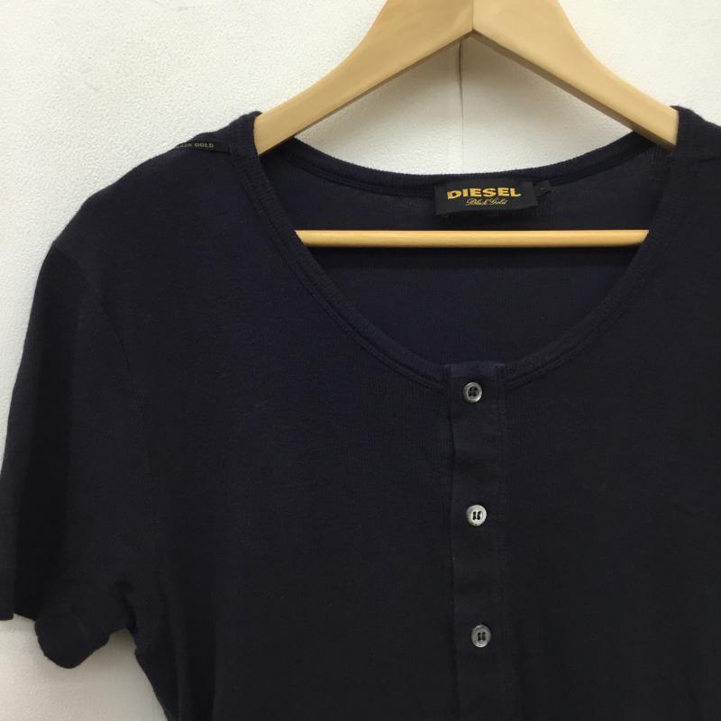 ディーゼル DIESEL Tシャツ 半袖 L 紺 / ネイビー / メンズ USED 古着 中古 10054012