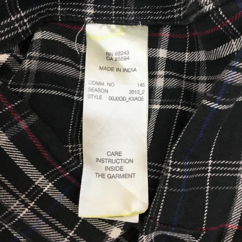 ディーゼル DIESEL シャツ、ブラウス 長袖 XL チェック 黒 / ブラック / X 白 / ホワイト / X 赤 / レッド / X 青 / ブルー / メンズ USED 古着 中古 10054037