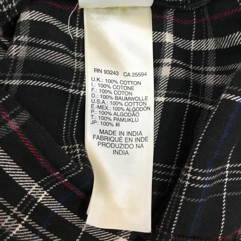 ディーゼル DIESEL シャツ、ブラウス 長袖 XL チェック 黒 / ブラック / X 白 / ホワイト / X 赤 / レッド / X 青 / ブルー / メンズ USED 古着 中古 10054037