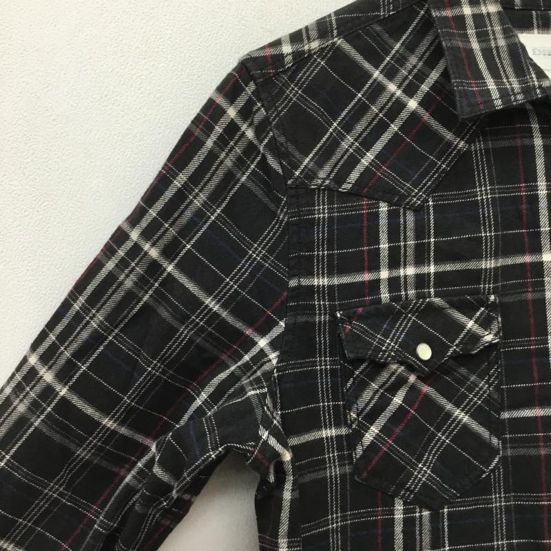 ディーゼル DIESEL シャツ、ブラウス 長袖 XL チェック 黒 / ブラック / X 白 / ホワイト / X 赤 / レッド / X 青 / ブルー / メンズ USED 古着 中古 10054037