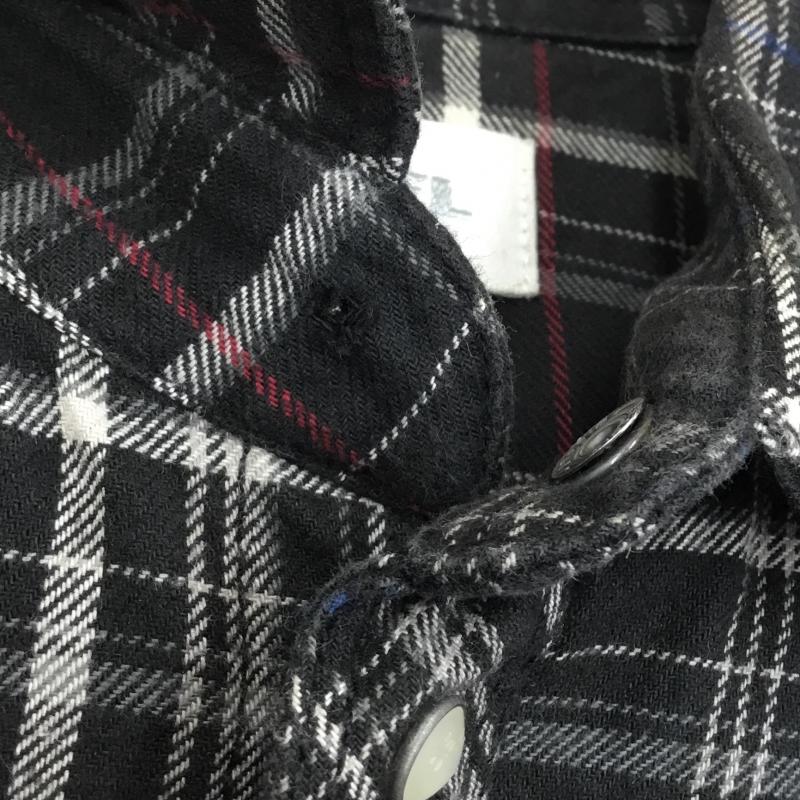 ディーゼル DIESEL シャツ、ブラウス 長袖 XL チェック 黒 / ブラック / X 白 / ホワイト / X 赤 / レッド / X 青 / ブルー / メンズ USED 古着 中古 10054037