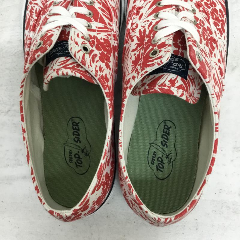 スペリー トップサイダー Sperry Top-Sider スニーカー スニーカー CVO アレンジモデル STS10991 US:9 白 / ホワイト / X 赤 / レッド / メンズ USED 古着 中古 10054054